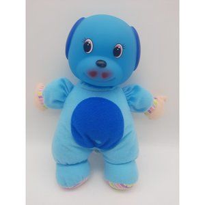 KS Toys Glo-Pals Buddies Blue Bear Light Up Vinyl Head Musical Plush 10" Lovey
